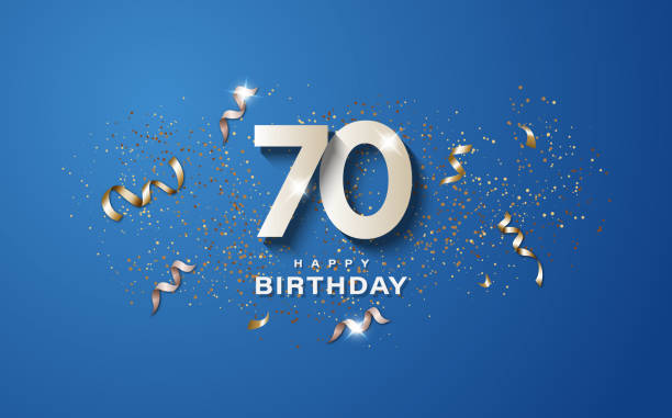 70th Google Slide Birthday Template